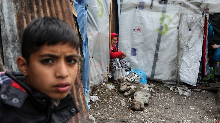 Die Hygiene-Bedingungen sind in den Lagern miserabel.