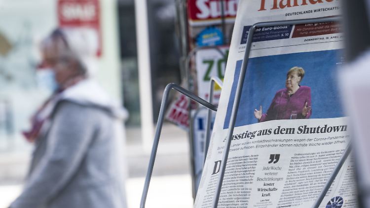 Kanzlerin Angela Merkel verkörpert die Anti-Corona-Strategie der Bundesregierung - mit Erfolg bei den Wählern.