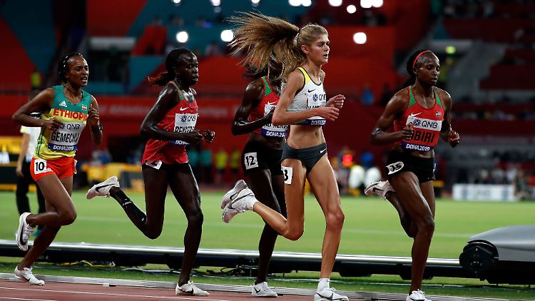 Bei der WM 2019 in Doha gewann Klosterhalfen sensationell Bronze über 5000 Meter,