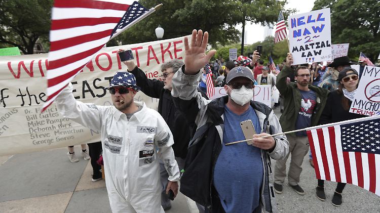 Die Proteste fanden in mehreren US-Bundesstaaten statt.