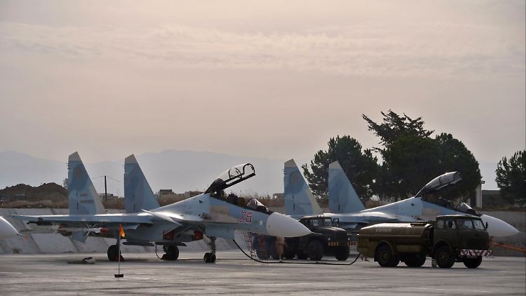 Die russische Militärbasis Hamaimim liegt im Westen Syriens.