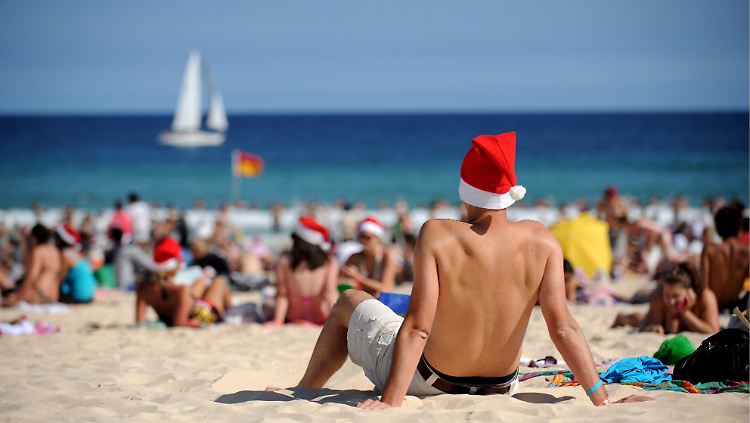 Weihnachten am Strand von Sydney? Der starke Euro macht es möglich.