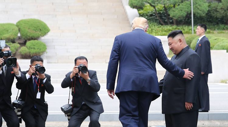 Trump und Kim pflegen einen freundlichen Umgang.