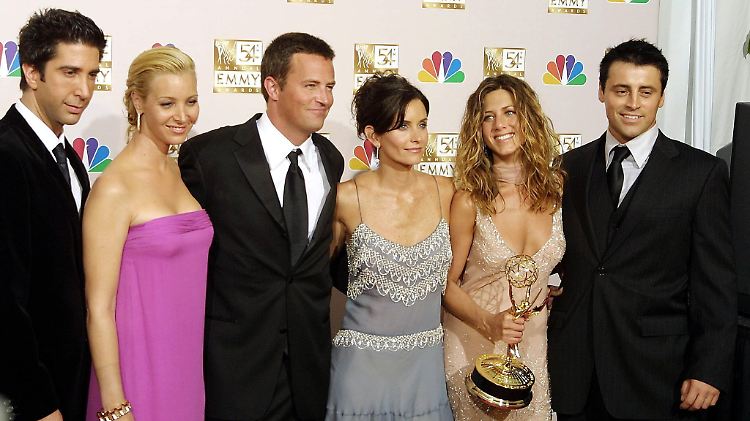 Das waren noch Zeiten - im Jahr 2002 holten sich die "Friends"-Stars einen ihrer zahlreichen Emmys ab.
