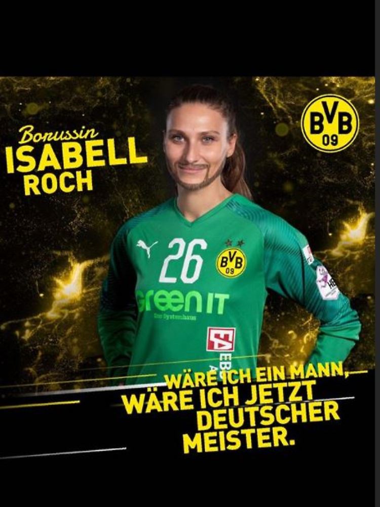 So kreativ protestieren die Dortmunder Handballerinnen.