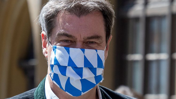 Ministerpräsident Söder lehnt zu weitgehende Lockerungen der Maßnahmen gegen das Coronavirus ab.