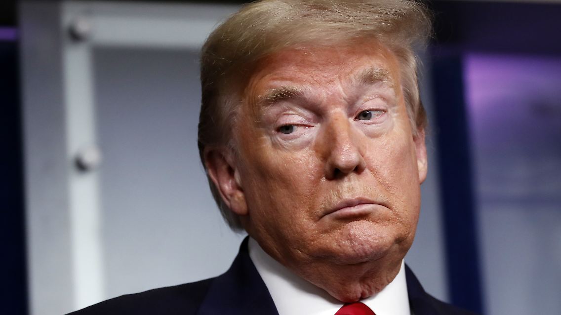 US-Präsident Donald Trump findet die Idee, Menschen direkt Desinfektionsmittel zu spritzen, "interessant".