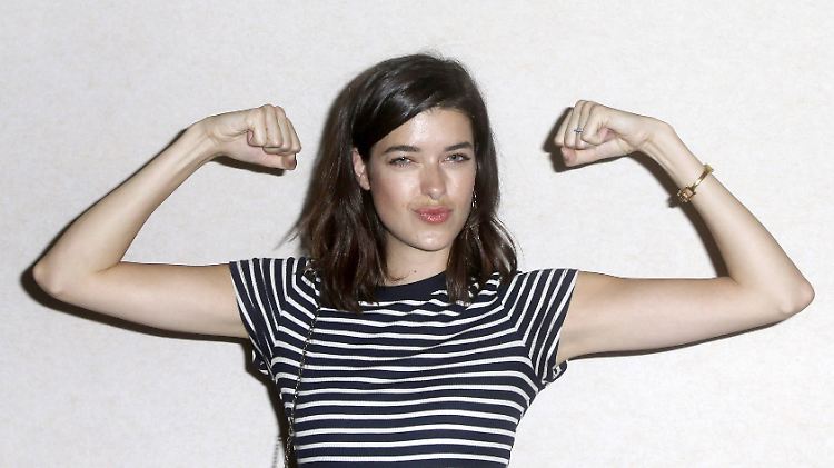 Sie hat soeben einen Sohn zur Welt gebracht: Marie Nasemann.