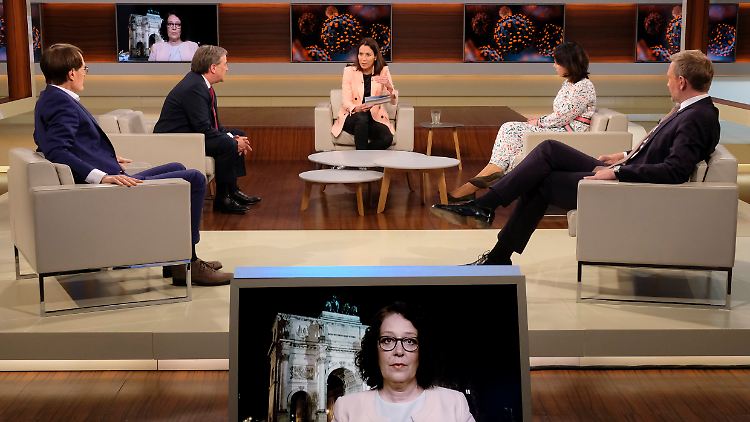 Anne Will diskutierte mit ihren Gästen die Frage, ob Deutschland die Corona-Maßnahmen "zu forsch" lockert.