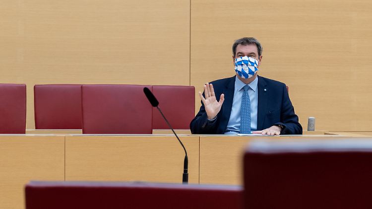 Ministerpräsident Söder will in Bayern einen vorsichtigen Weg gehen.