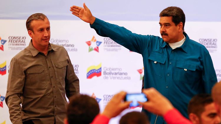 Der von den USA als Drogenhändler gesuchte El Aissami dient nun unter Präsident Maduro als venezolanischer Ölminister (Foto von 2018).