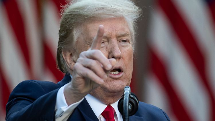 Trump erhebt oft Vorwürfe gegen China - schlug frühe Warnungen aber selbst in den Wind.