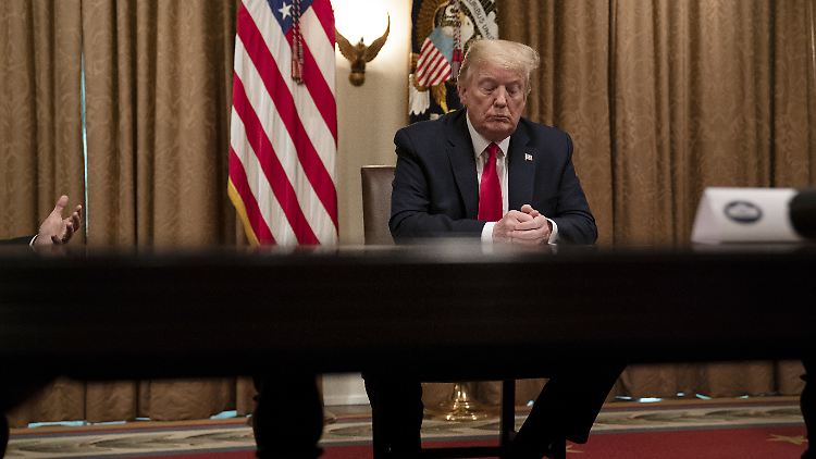 Die Wirtschaftsdaten sollen Präsident Trump große Sorgen bereiten.