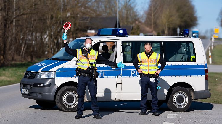 Noch gibt es Polizeikontrollen an der Grenze zu Österreich.