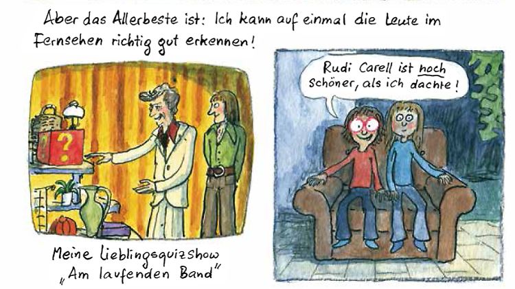 Mit Brille sieht das Leben doch gleich ganz anders aus - Szene aus "Manno!".