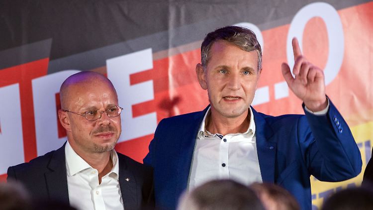 Björn Höcke und Andreas Kalbitz gehören zu den zentralen Figuren beim "Flügel" der AfD.