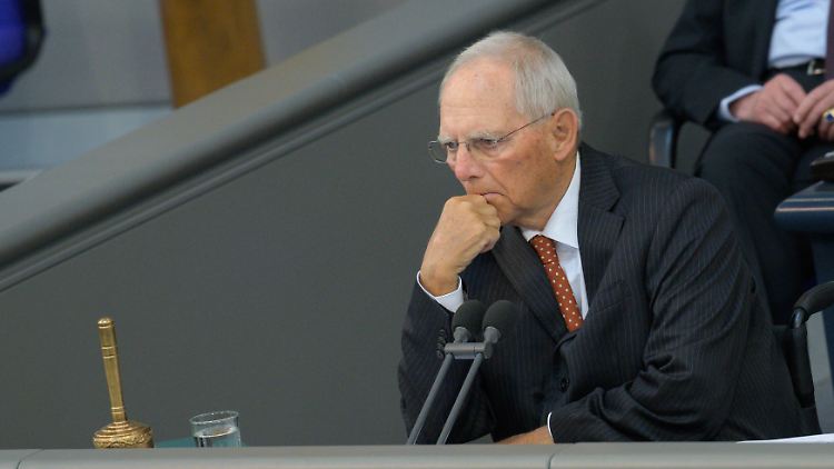 Schäuble warnt vor zu hohen Erwartungen an den Staat in der Krise.