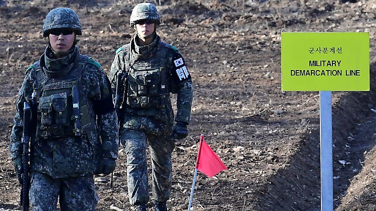 In der Grenzstadt Cheorwon (hier im Jahr 2018) hat es offenbar einen Schusswechsel zwischen nord- und südkoreanischen Militärs gegeben.