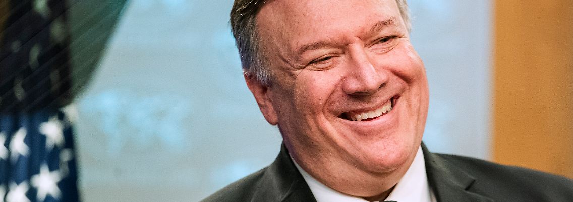 Glaubt nur den "besten Experten" - US-Außenminister Pompeo.