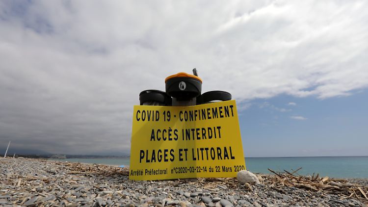 Warm genug wäre es langsam, aber im Moment dürfen die Franzosen nict an den Strand.