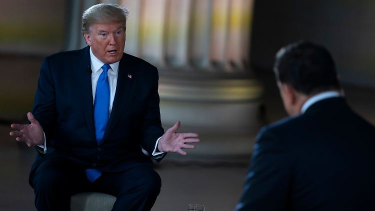Trump gab dem Sender Fox News ein längeres Interview.