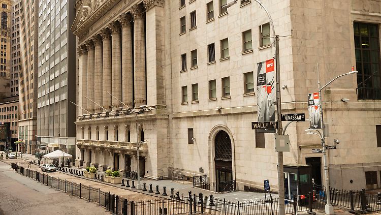 Die New Yorker Börse an der Wall Street.