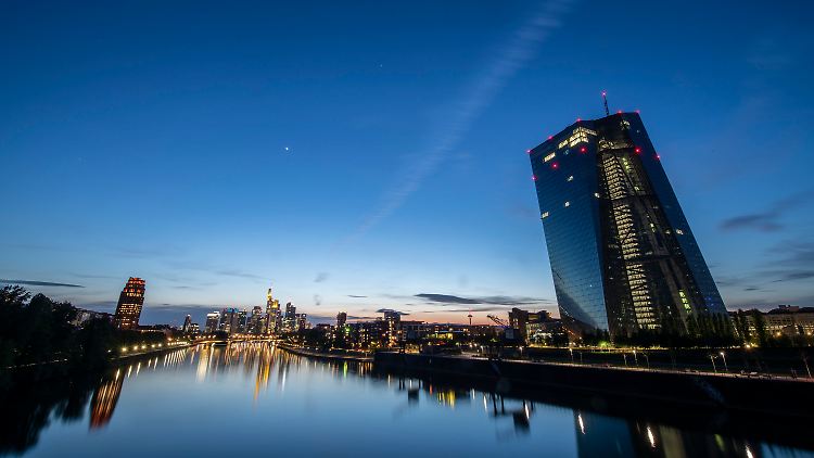 Die Europäische Zentralbank in Frankfurt am Main.