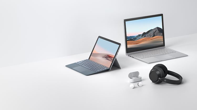 Microsofts Surface-Familie 2020.