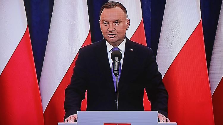Polens Präsident Duda liegt in Umfragen vorn.