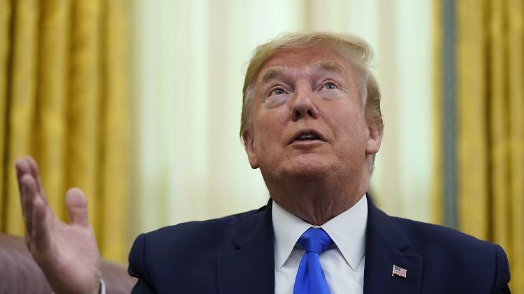 Trump wird laut eigener Aussage täglich auf das Coronavirus getestet.