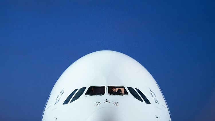 Auf dem Sprung: Ein Airbus A380 der Lufthansa.