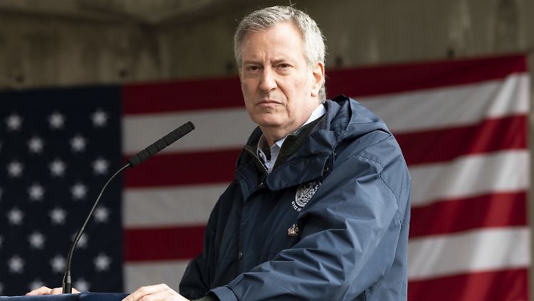 Ist besorgt aufgrund der vielen Fälle: New Yorks Bürgermeister Bill de Blasio.