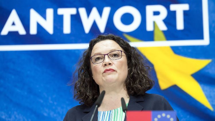 Die Europawahl 2019 war der Anfang vom politischen Ende von Andrea Nahles.
