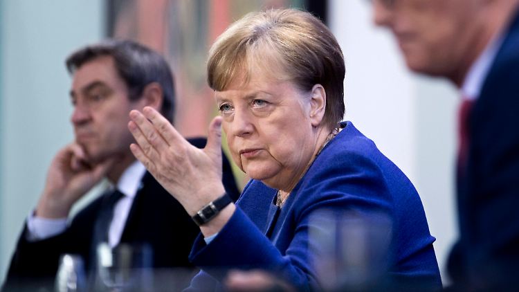 Appellierte an die Bürger, die Corona-Grundregeln einzuhalten: Kanzlerin Angela Merkel.