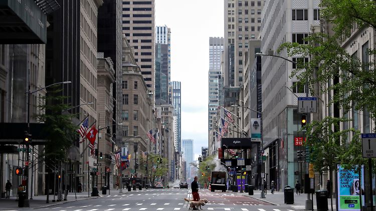 Allein im Bundesstaat New York gibt es mehr als 340.000 bestätigte Corona-Fälle.