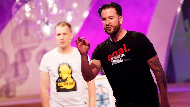 There's no business like show business: Oliver Pocher (l.) und Michael Wendler.