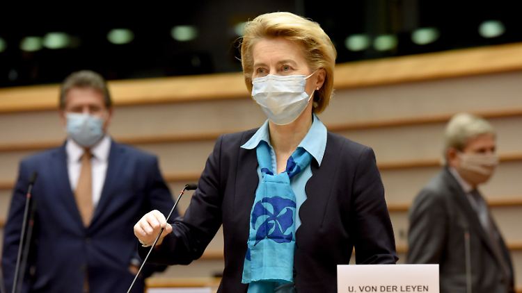 Die Hygiene-Vorschriften gelten auch im EU-Parlament.
