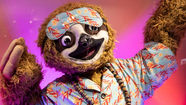 Sicherte sich den Sieg bei "The Masked Singer": das Faultier.