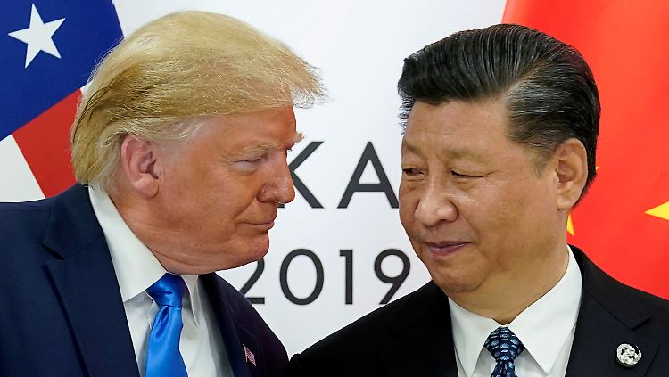 Trump und Xi bei einem Treffen im vergangenen Jahr. Derzeit will der US-Staatschef eher nicht mit dem chinesischen Präsidenten sprechen.