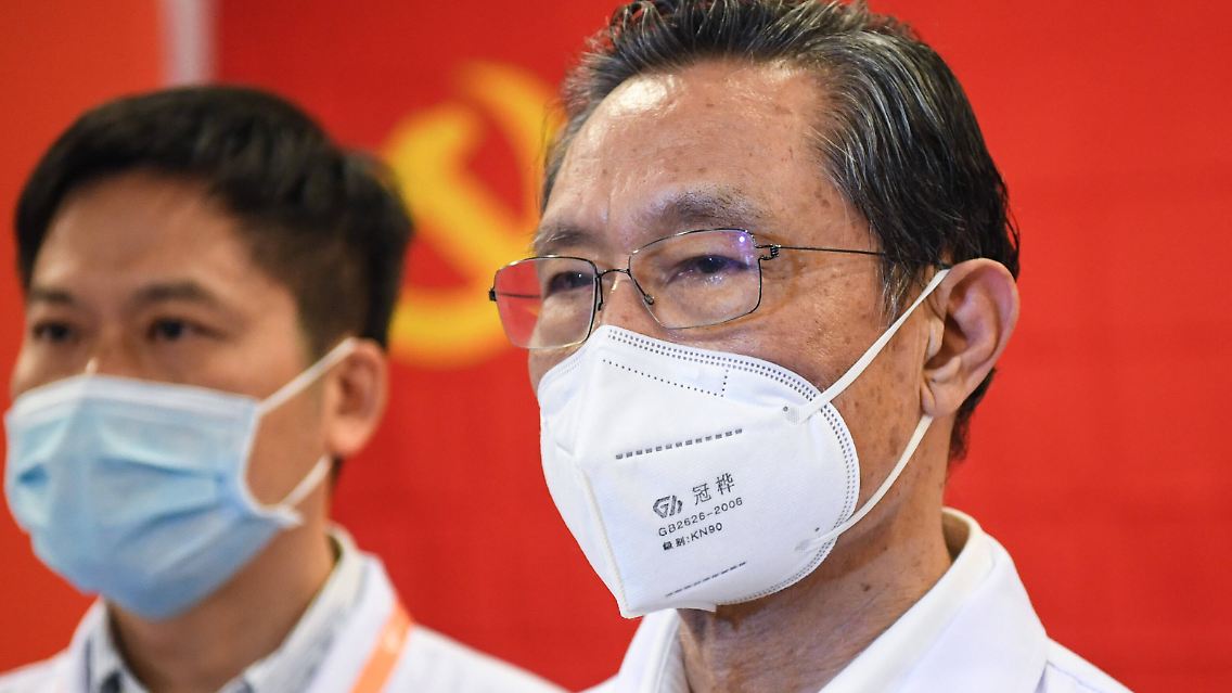 Chinas oberster Gesundheitsexperte Zhong.
