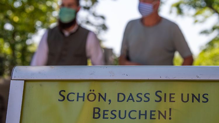 In Bayern durften Biergärten bereits wieder ihre Außenbereiche öffnen.