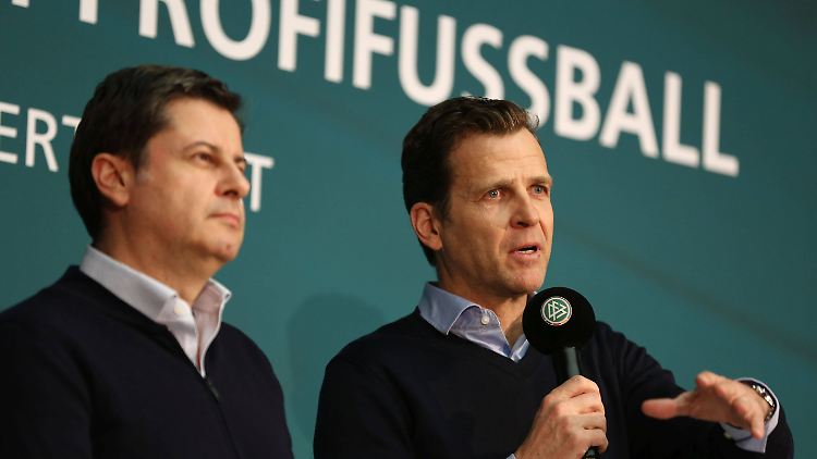 Oliver Bierhoff soll für den DFB schnell wieder Geld verdienen. Helfen soll dabei das gemeinsame Hygienekonzept von DFB und DFL.