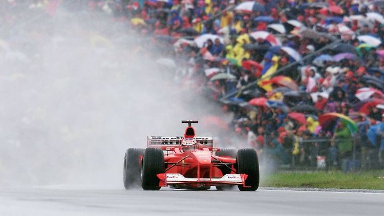 Michael Schumacher beim Nürburgring-GP 2000.