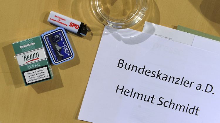Ex-Bundeskanzler Helmut Schmidt war als Reyno-Liebhaber bekannt.