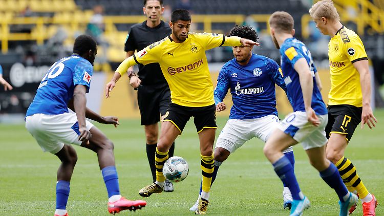 Mahmoud Dahoud überzeugte als einer von zwei Vertretern im Mittelfeld.