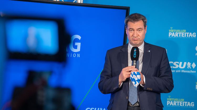 Bierzeltatmosphäre? Lederhosen? Applaus? Beim virtuellen Parteitag der CSU fehlte all das.