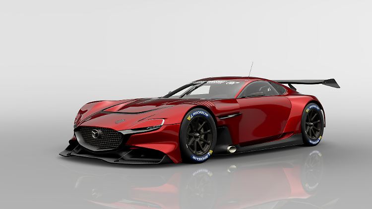 Im Jahr 1991 holte Mazda im 787B den Gesamtsieg beim 24-Stunden-Rennen von Le Mans. Der RX-Vision GT3 soll den Erfolg virtuell fortsetzen.
