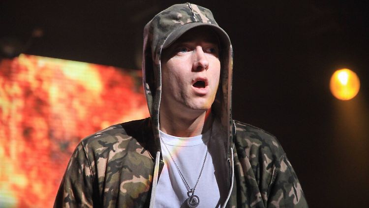 Freut sich auf Nachrichten: Eminem.
