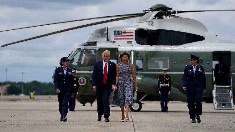 Vier weitere Jahre? Donald Trump stellt sich inmitten der Pandemie zur Wiederwahl.