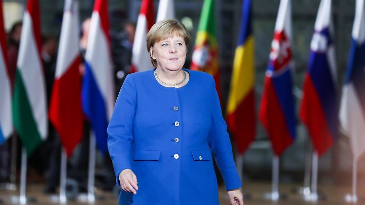 Merkel beim EU-Gipfel in Brüssel im vergangenen Herbst.